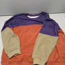KISSMODA Womens Oversized Sweatshirts Hoodies Crew Neck Corduroy Pullover Tops with Pockets Comfy Clothes 2026 L