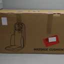 Neck and Back Massager with Heat - Shiatsu Full Back Walking Massager with Deep Kneading & Seat Cushion Vibration for Chair and Home, Pain Relief, Dual-Neck Detachable and Height Adjustment (Black)