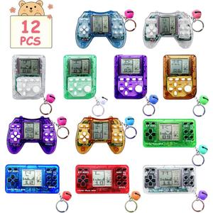12Pcs Video Game Party Favors for Kids,Mini Game Console Keychain for Kids Boys Birthday Supplies Gaming Party Favors Classroom Prizes