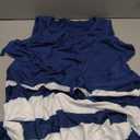 Womens Summer Causal Loose Sleeveless Crew Neck Drawstring Waist Mini Short Dress with Pockets (X-Large, 39#strinavy)