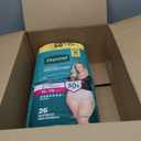 Depend Fresh Protection Adult Diapers, Incontinence & Postpartum Bladder Leak Underwear for Women, Disposable, Maximum, Extra-Large, Blush, 26 Count