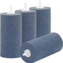 Pawfly Aquarium 4 Inch Air Stone Cylinder for Larger Pumps Bubble Diffuser Release Tool for Buckets Fish Tanks Outdoor Garden Ponds and DWC Reservoirs, 4 Pack