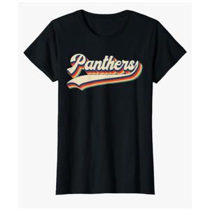 Panthers School Sports Name Vintage Retro Gift Men Women Boy T-Shirt, Size: S