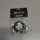 Flat Low Profile Guitar Patch Cable 12 inch 1 foot for Effects Pedals, 1/4 inch Right-Angle, White, 3-Pack New Version