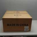 20" Caged Low Profile Ceiling Fan with Light, Flush Mount Boho Ceiling Fan with Light Remote Control, Bladeless 6 Speeds for Bedroom, Nursery, Living Room (Beige)