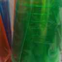 QIANQUEYUE 100 Count 10oz Disposable Tumblers Neon Cups for Party, 10oz Disposable Hard Multicolor Plastic Cups, Plastic Margarita Glasses