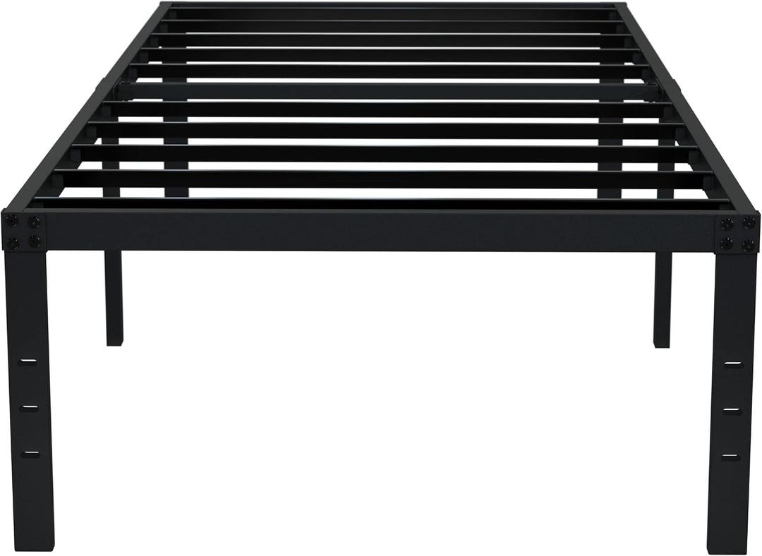 EMODA 18 Inch Twin XL Bed Frames Heavy Duty with Tall Storage Space