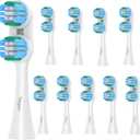 Pack of 10 Toothbrush Replacement Heads Compatible with Spinbrush Electric Toothbrush, Tooth Brush Head Refill