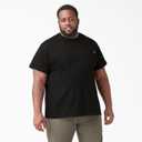 Dickies Men's Big & Tall Heavyweight Crew Neck Short Sleeve Tee Big-Tall (Black, XL)
