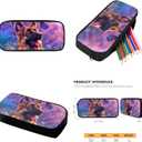 German Shepherd Backpack for School Girls 7th Grade with Lunch Box Dog Bookbag for Kids 8-12/10-12/12-14 Butterfly Middle School Bag Lunchbox Pencil Case Set Children Book Bag Lunch Bag