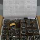 4 oz Glass Spice Jars with Bamboo Lids, Clear Empty Jars with Labels Stickers, Collapsible Funnel, Seasoning Storage Bottles for Spice Racks (24 Pack)