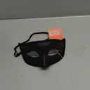 2025 New Masquerade Mask for Men, Venetian Mens Masquerade Mask for Halloween Party Mardi Gras Mascarade Ball (Black)