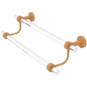 Allied Brass PB-72-18-GLY Pacific Beach Collection 18 Inch Double Towel Bar, Golden Yellow