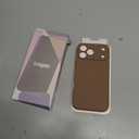 For iPhone 17 Pro Max Case, Liquid Silicone Cover with Camera Protection Anti-Scratch Soft Microfiber Lining Shockproof Protective Phone Case for iPhone 17 Pro Max 6.9", Light Brown
