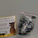 PetJett Choke Collar for Dogs Training Collar Adjustable Prong Collar for Dog Quick Release Pinch Collar for Dog, No Pull Walking Tool - Stainless Steel Metal Choker Chain (Small: 14 - 16" / 35 lbs, Black)