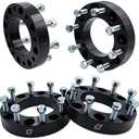 8x180 Wheel Spacers 1.5 inch Thick with M14x1.5 Studs,125mm Hub Bore, Wheel Adapters, Pack of 4