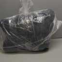 Thickened Hammock Swing Chair Cushion, Hanging Basket Seat Cushion Pillow, Soft Hanging Egg Chair Back Cushions Pads, for Indoor and Outdoor Garden Offices - Thickened Version (80x110cm/31.49x43.3in, Dark Black)