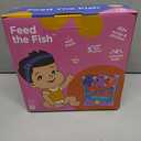 Move2Play, Feed The Fish | Interactive Baby & Toddler Toy | 1, 2+ Year Old Gift & Birthday Present | Boys & Girls Babies Ages 6, 7, 8, 9, 10, 12, 18, 24+ Months Old (Pink/Purple)