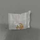 ACCESSHER Gold Plated Invisible Transparent Stretchable and Adjustable Lightweighted Elastic Heavy Earrings Support Ear Chains for Women (Pack of 4)