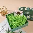 AVOIN Easter Grass, 9 Oz Easter Basket Grass, Shredded Tissue Easter Grass Basket Filler, Easter Grass Paper for DIY Easter Gift Wrapping, Easter Egg Stuffer Party Supplies (Green)