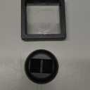 SH Challenge Coin Display Frame, 3D Floating Display Case Stand Holder, Medallion Medal Specimen Military Coin Clear Box (Black)