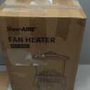 18-inch Freestanding Electric Fireplace, Equipped with 1500W/1650W Electric Wood Fireplace Flame Effect, Featuring Realistic Flames, 3-Second Quick Heating, Remote Control, and Adjustable Lighting (PTC-1506L)