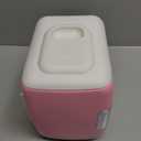 Cooluli Mini Fridge for Bedroom - Car, Office Desk & Dorm Room - Portable 4L/6 Can Electric Plug In Cooler & Warmer for Food, Drinks, Skincare Beauty & Makeup - 12v AC/DC & Exclusive USB Option, Pink