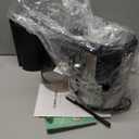 Qcen Juicer Machine, 800W Centrifugal Juicer Extractor with Wide Mouth 3 Feed Chute for Fruit Vegetable, Easy to Clean, Stainless Steel, BPA-free (Black)