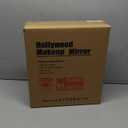 HIEEY Lighted Makeup Mirror, Hollywood Vanity Mirror with Lights, Three Color Lighting Modes, and 5X Magnification Mirror, Smart Touch Control, 360Rotation (17.3in,White,Gift Box)