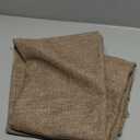 Softalker Linen Textured Rectangle Tablecloth, Waterproof Wipeable Farmhouse Burlap Table Cloth, Stain Resistant Wrinkle Free Table Covers for Kitchen Dining Holiday Party (52 x 70, Brown)