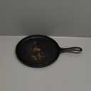 Lodge L9OG3 Cast Iron Round Griddle, Pre-Seasoned, 10.5-inch - Made in USA, Compatible with Stovetop, Oven, Grill & Campfire
