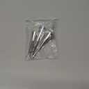 3Pcs Churro Piping Tip Long Cream Icing Piping Nozzle Tips with 2 Brushes Stainless Steel Eclair Piping Tip Small Icing Tips for Pastry Puff Cake Decorating Tools