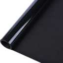 rabbitgoo Blackout Window Film, Removable Window Tint in House Static Cling, Darkening Privacy Heat & Light Blocking, Window Cover Day Sleep for Home Garage Bedroom Black 35.4 x 78.7 Inches