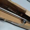 Ivilon Drapery Window Curtain Rod - End Cap Style Design 1 Inch Pole. 48 to 86 Inch Color Brushed Nickel