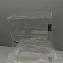 Locking Display Case, Showcase Display Cabinet, 3-Tier Acrylic Display Case with Lock Key, Clear Countertop Display Cabinet with Shelves for Retail Store Collectibles Figures(11.8x5.9x15.7 inch)