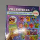 24Pcs Valentines Day Gifts for Kids, Monster Heart Squishy Toys with Cards for Galentines School Gift Exchange, Classroom Prizes, Bag Stuffers, Party Favors