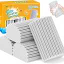 4 Pack Damp Clean Duster Sponge, Magic Sponge Eraser for Household Cleaning, Reusable Dusters Cleaning Supplies for Housekeeping, Dish, Blinds, Glass, Baseboards,Window Track Grooves and Faucets (Gray)