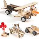 24 Pcs Party Favors for Kids Age 6-10, Treasure Box Toy Stem Kit Party Favors Science STEM Kits for Boys girls Age 6 7 8 9 10 12 Classroom Giveaways, Carnival Prizes, Birthday Treats, Party Supplies