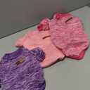 3 Pack Dog Sweaters for Small Dogs Girl Boy Winter Fleece Clothes Warm Soft Dog Sweatshirt Outfit for Dogs Cats Pet Apparel (Pink+Rose+Purple, Small)