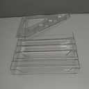 HOTCAN Cookie Display Stand for Bakers & Vendors - Acrylic Cookie Stand for Market Booths, Craft Fairs & Events - Tiered Cookie Display for Muffins & Pastries (5 Tier)