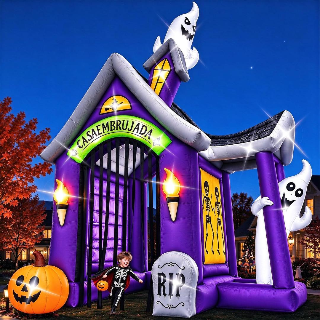 13FT Giant Halloween Inflatable Archway Haunted House Inflatables