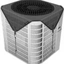 Kipiea Central Air Conditioner Mesh Covers for Outside Units, Top Universal Upgrade Mesh Outdoor AC Unit Cover Defender for All Seasons (32" x 32")