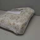 Washable Kitchen Rug Runners for Hallways: 2'6"x8' Bedroom Runner Rug Non Slip Low-Pile Stain Resistant Soft Carpet Runner for Indoor Entryway Hallways Kitchen Laundry Room Beside Farmhouse (Beige and Brown)