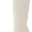 Women's Knee High Pointed Toe Tall Boots (White, 9)