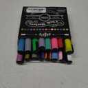 Loddie Doddie Chalk Markers - Pack of 16, 6mm Bullet & Chisel Tips Chalk Pens - Dust-Free Erasable Ink & Dry Erase Markers - Vibrant Pastel & Neon Colors - Pastel Art Pens - Fine & Bold Lines