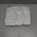 SATINIOR 60 Pairs Touchscreen Winter Gloves Bulk Stretchy Knitted Texting Gloves for Men Women (White Black Silver Wire)