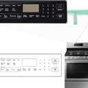 DG34-00027B Membrane Switch Touchpad Replacement Compatible with Samsung Range Oven NX58H5600SS, NX58J5600SG, NX58F5700WS, NX58M5600SB