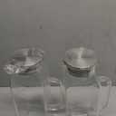 Netany 2 Pack 2 Liters/68 oz Square Glass Pitcher with Lid and Handle for Fridge, Iced Tea and Coffee Carafe Beverage Serveware, Heat Resistant Borosilicate Water Jug for Hot/Cold Drinks and Milk