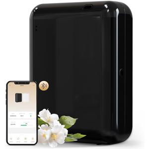 Waterless Essential Oil Diffuser for Home and Commercial Use, Up to 1000 sq.ft. 170 mL Capacity, Aromatherapy Scent Diffuser for Large Rooms, Smart Bluetooth Scent Air Machine, Black
