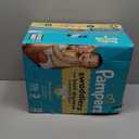 Pampers Swaddlers Diapers, Size 3 (13-26 lbs), 136 Count, Absorbent, Keeps Baby Dry and Comfortable, Skin Safe Disposable Baby Diaper